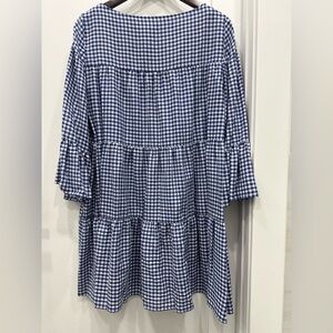 NEW Zara Woman’s Blue and White Gingham Dress